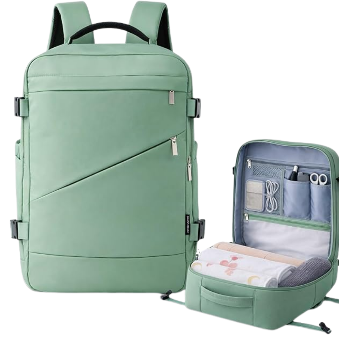 Ryanair Cabin Bags 40x30x20. Carry-Ons, Cabin Backpack, Underseat Cabin Bag 24L with Separate Laptop Compartment and USB Charging Hole.