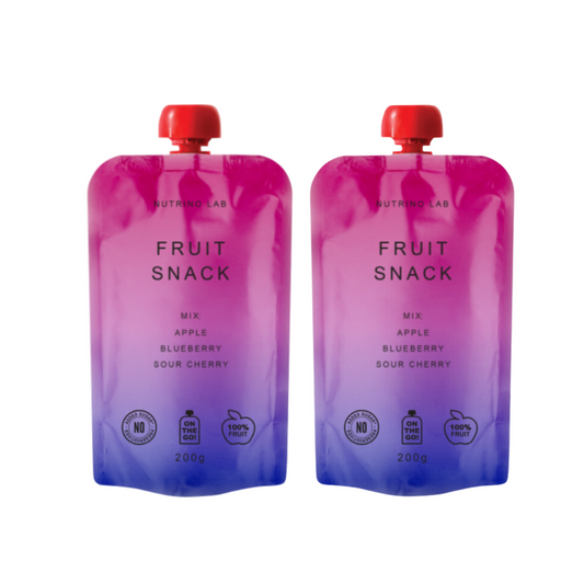 Fruit snack Apple, Blueberry and Sour Cherry Pack of 2 ( 200g x2)