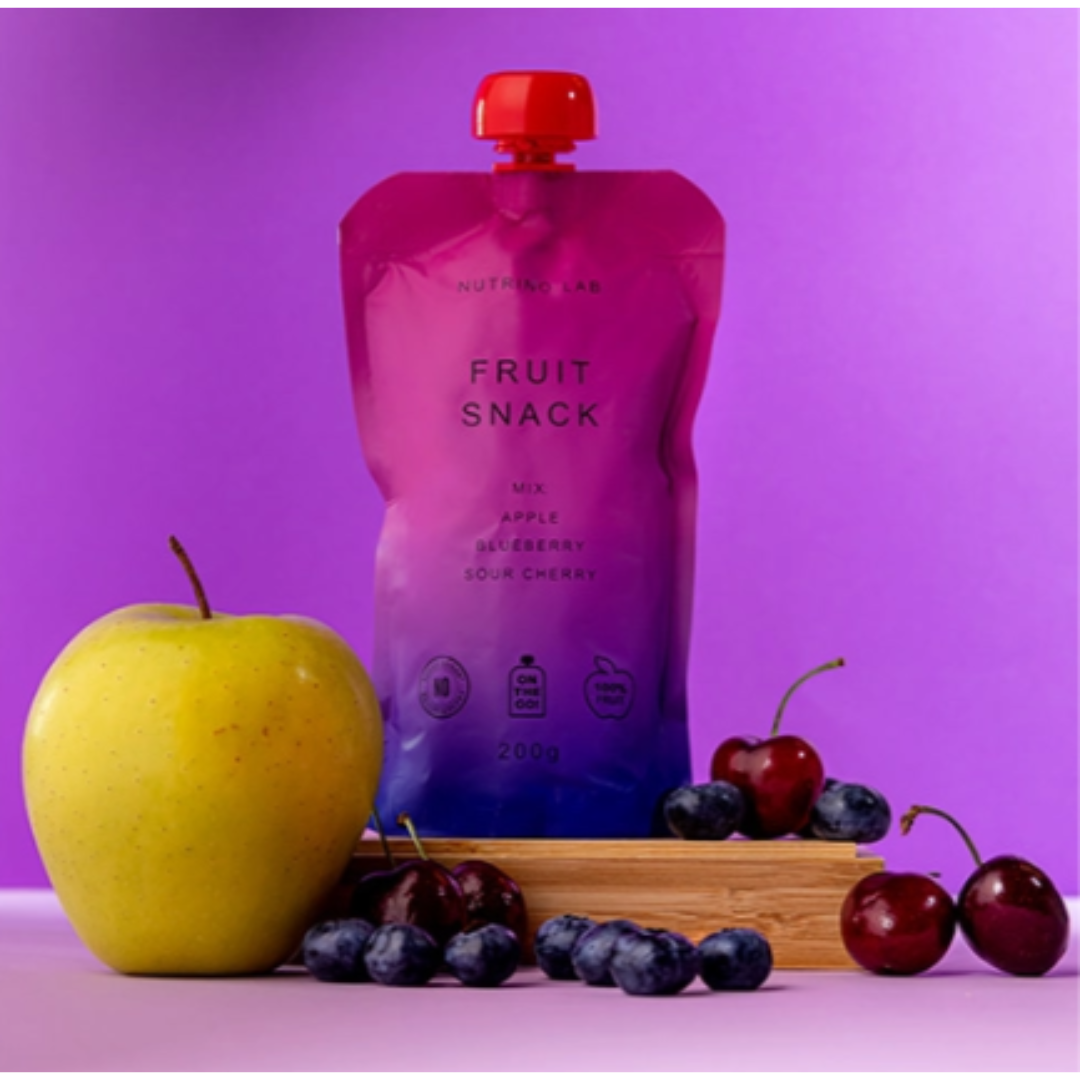 Fruit snack Apple, Blueberry and Sour Cherry Pack of 2 ( 200g x2)