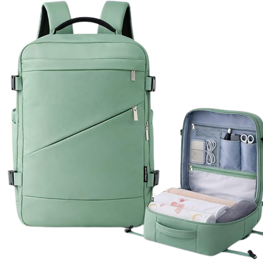 Ryanair Cabin Bags 40x30x20. Carry-Ons, Cabin Backpack, Underseat Cabin Bag 24L with Separate Laptop Compartment and USB Charging Hole.